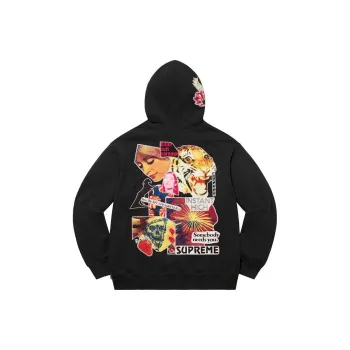 Supreme Instant High Patches Hooded Sweatshirt