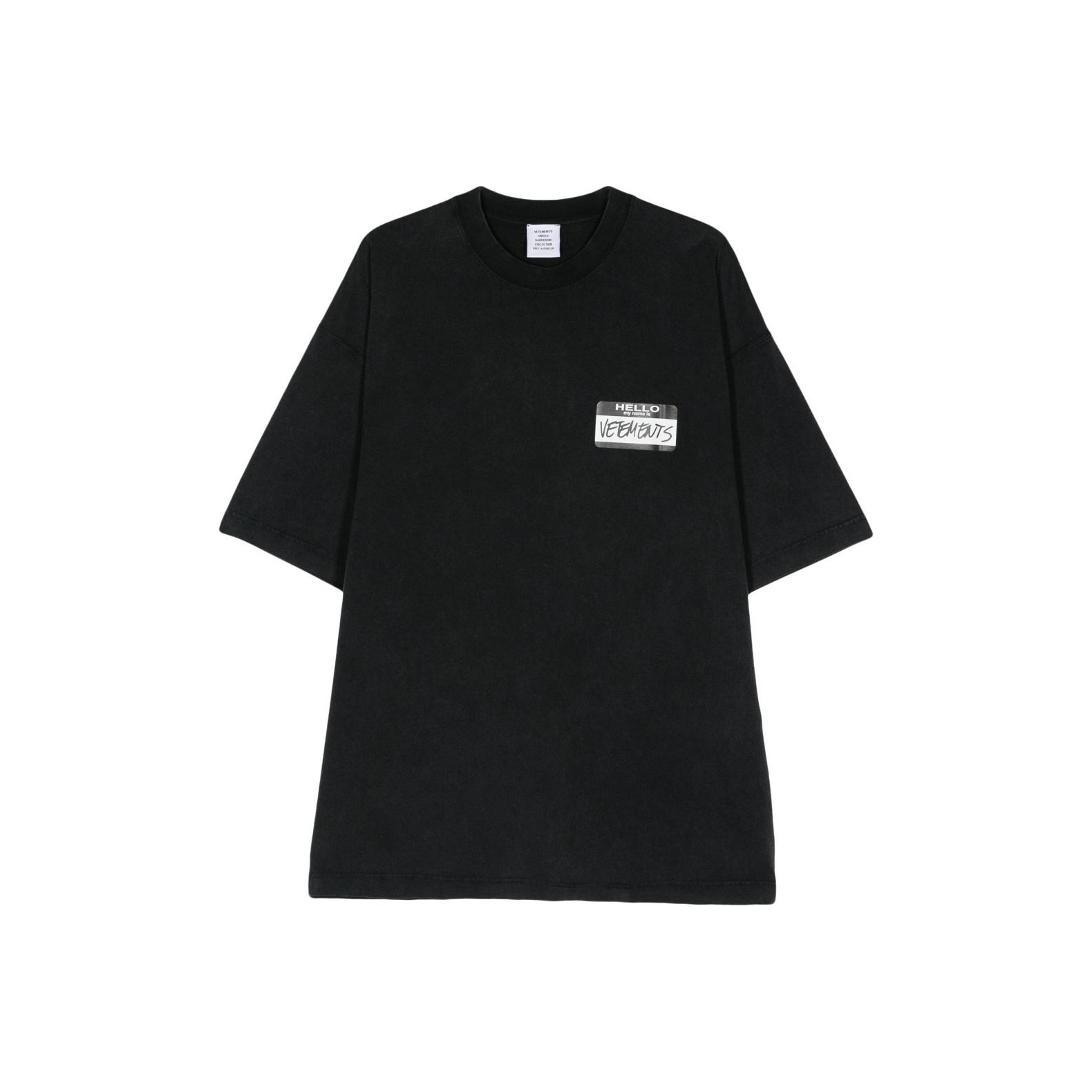 Vetements HELLO my name is シャツ My Name is Vetements T-shirt VETEMENTS | Blondie Shop