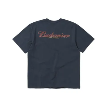 Peavey X Thisisneverthat Budweiser Co-brand T-Shirts Unisex Navy