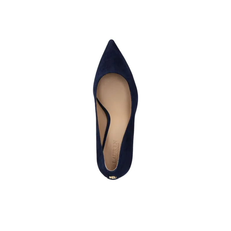 LAUREN RALPH LAUREN Slim Heel High Heels 7cm Women's Marine Blue-4