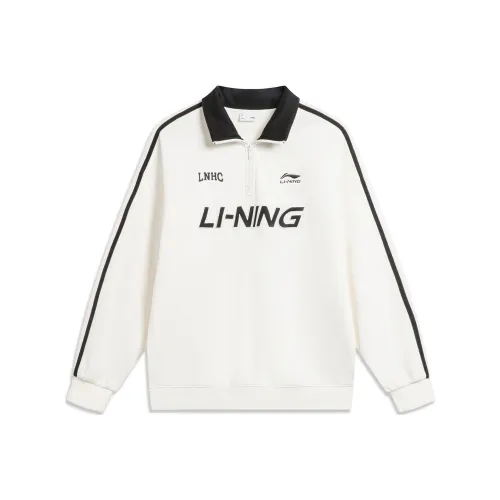 LiNing Sports Fashion Collection Sweatshirt Unisex Ivory