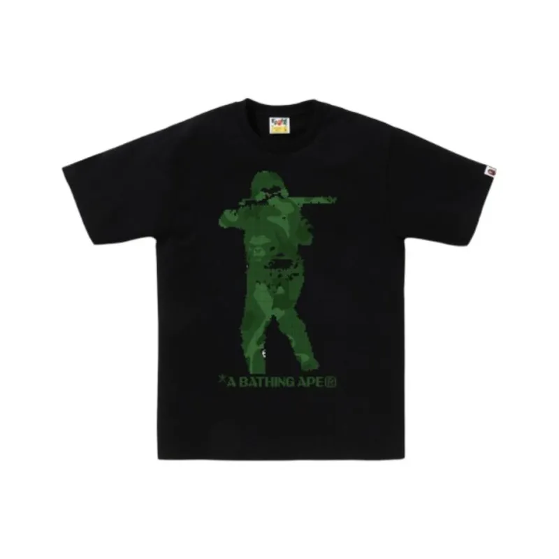 A BATHING APE Bitmap Soldier Tee-0
