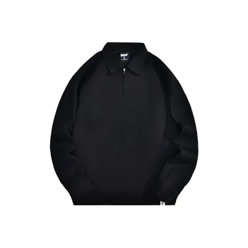 ZMOH Plain Net Series Sweatshirts Unisex