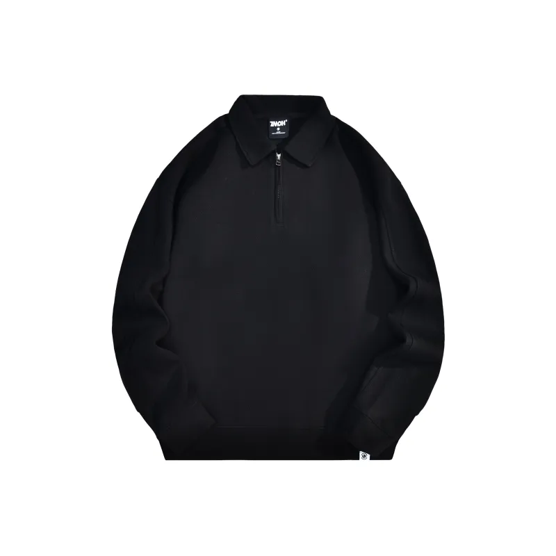 ZMOH Plain Net Series Sweatshirts Unisex-0
