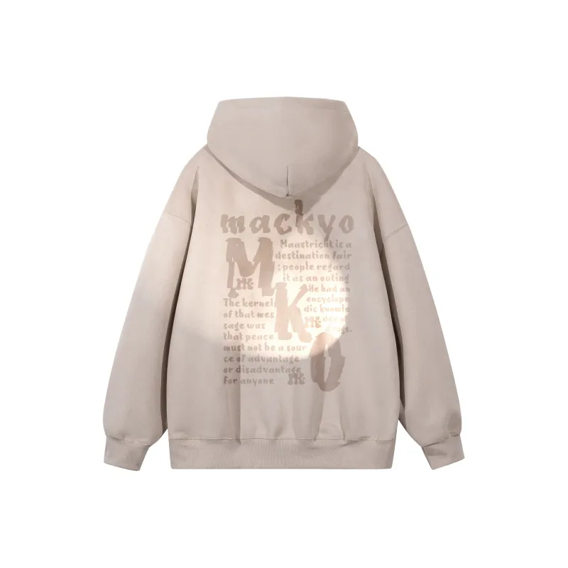 Mackyo Sweatshirt Spring And Fall Winter Unisex-0