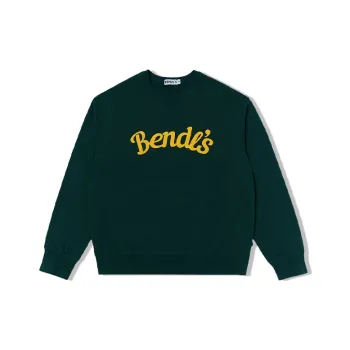 BENDL'S Crew Neck Loose Fit Regular Sweatshirt Unisex Green