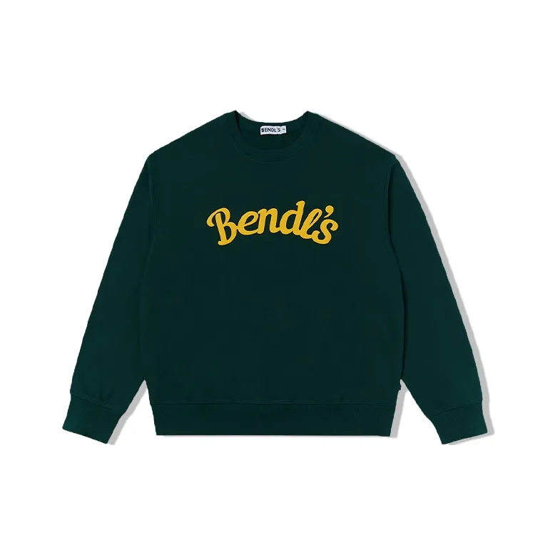 BENDL'S Crew Neck Loose Fit Regular Sweatshirt Unisex Green-0