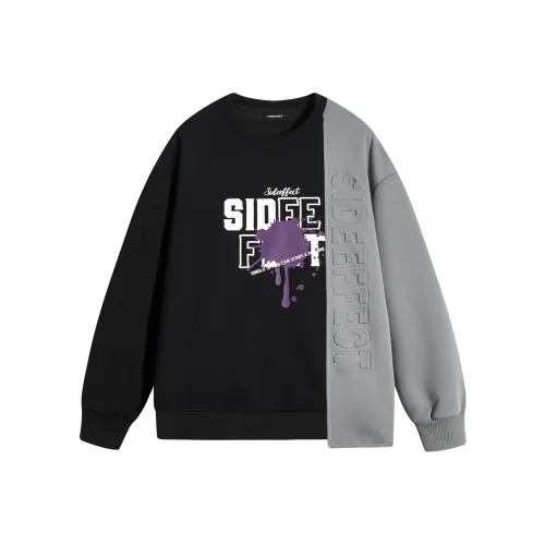 SIDEEFFECT Crew Neck Loose Fit Sweatshirt Fall Unisex