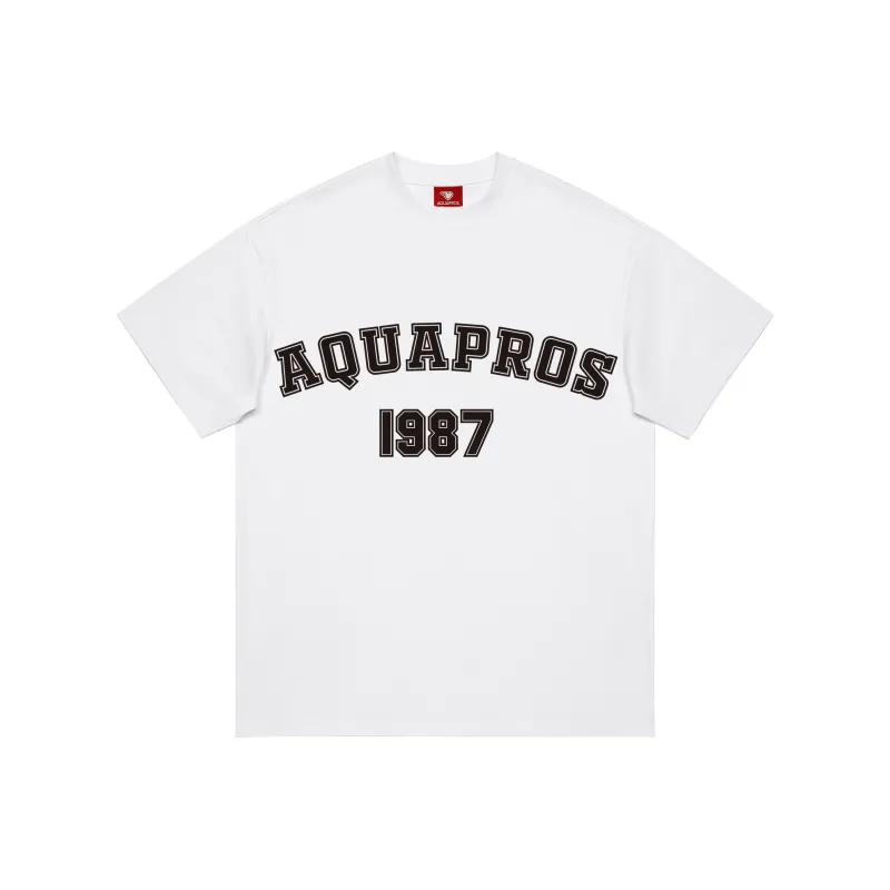 AQUAPROS T Shirts Unisex White-0