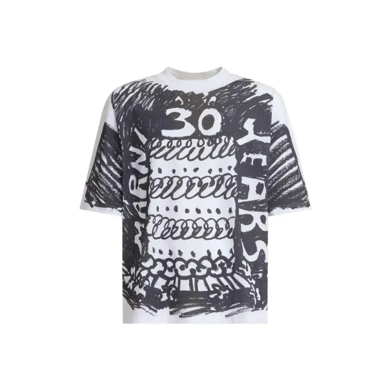 MARNI Stamped Crewneck T Shirt-0