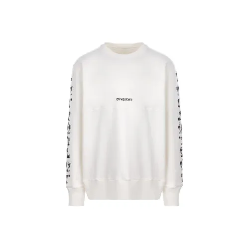 Basic cotton blend sweatshirt with embroidered logo