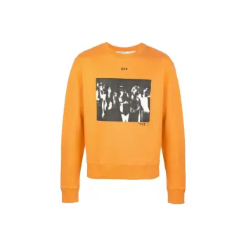 OFF WHITE Sweatshirts Men Orange