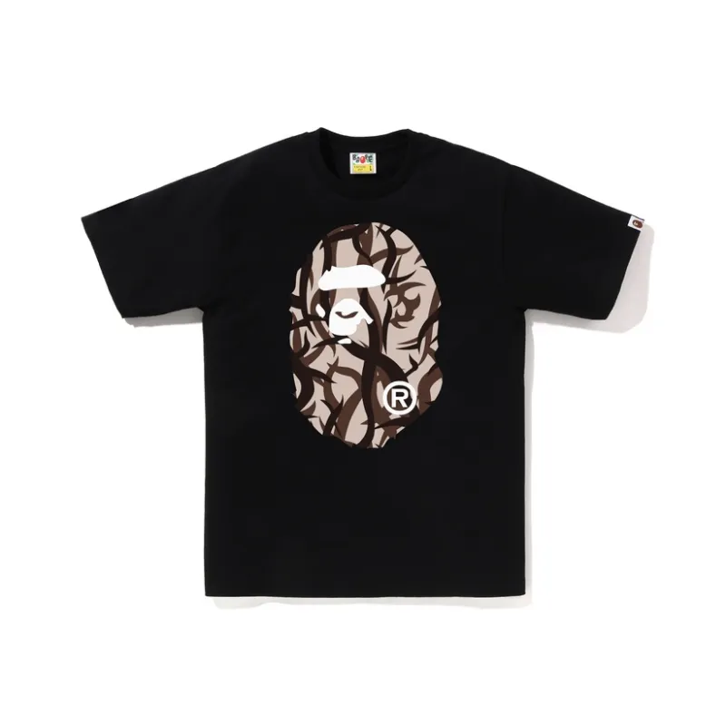 Bape Trial Camo Big Ape Head Tee-7