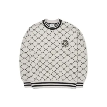 MLB Mlb Old Flower Sweatshirt Unisex White