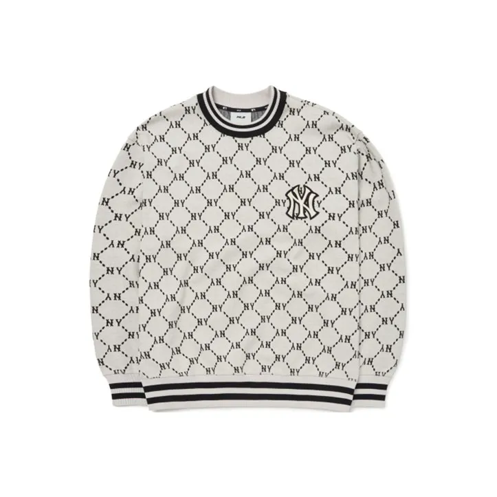 MLB Mlb Old Flower Sweatshirt Unisex White-0