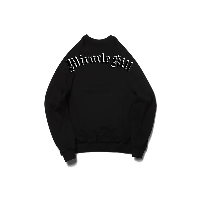 MIRACLE KILL Crew Neck Loose Fit Regular Sweatshirt Unisex-4