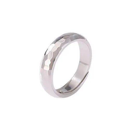 Old Qingyun Silver Building 999 Fine Silver Rings Unisex-0