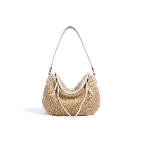 COURONNE PP Grass With Microfiber Shoulder Bag Regular Women's Multicolor
