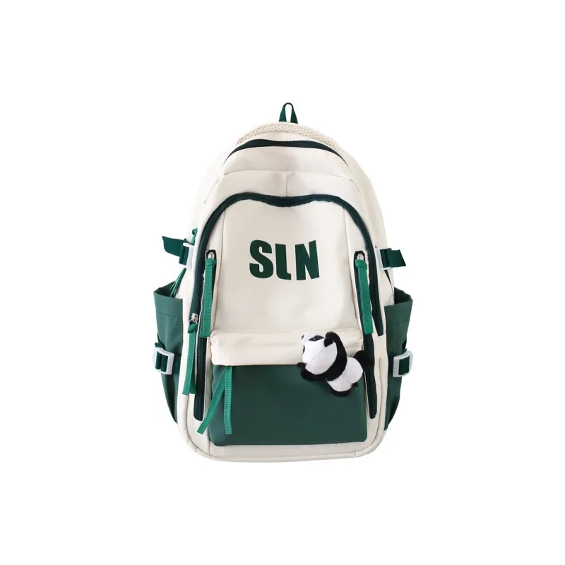 North Pack Nylon Backpack Unisex Black/Red/Green/Blue/Brown-36