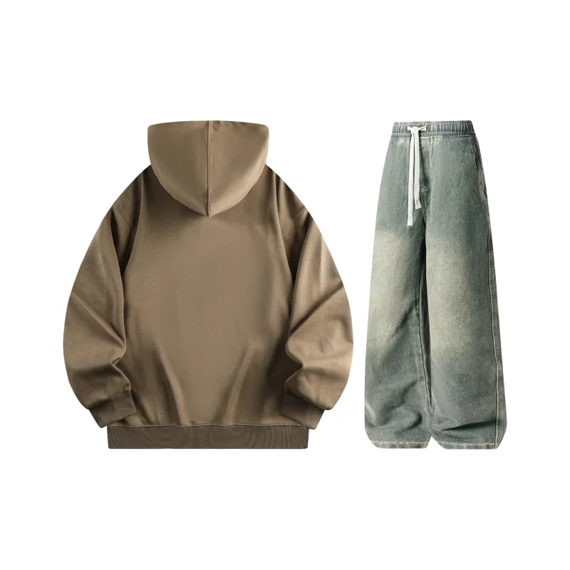 A.X.S.K Sweatshirt Sets Unisex-33