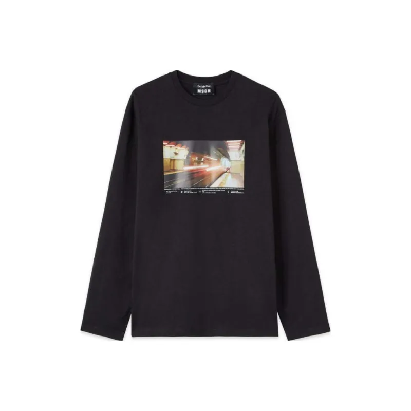 MSGM x Google Pixel T-Shirt Unisex Black-0