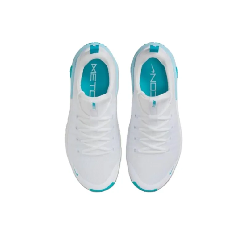 Nike Free Metcon 6 Anti Slip Wear Resistant Low Top Training Shoes Women's White Blue-3