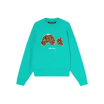 PALM ANGELS Leopard Bear Sweatshirt