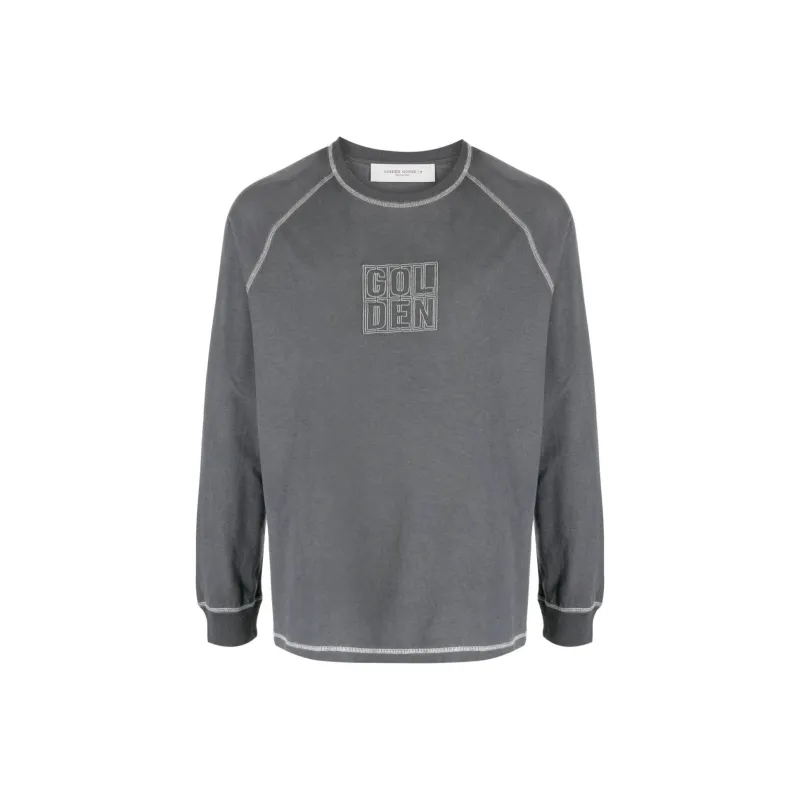Golden Goose Sweatshirts Men Gray-0