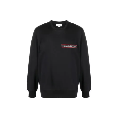 Alexander McQueen Sweatshirts Men Black