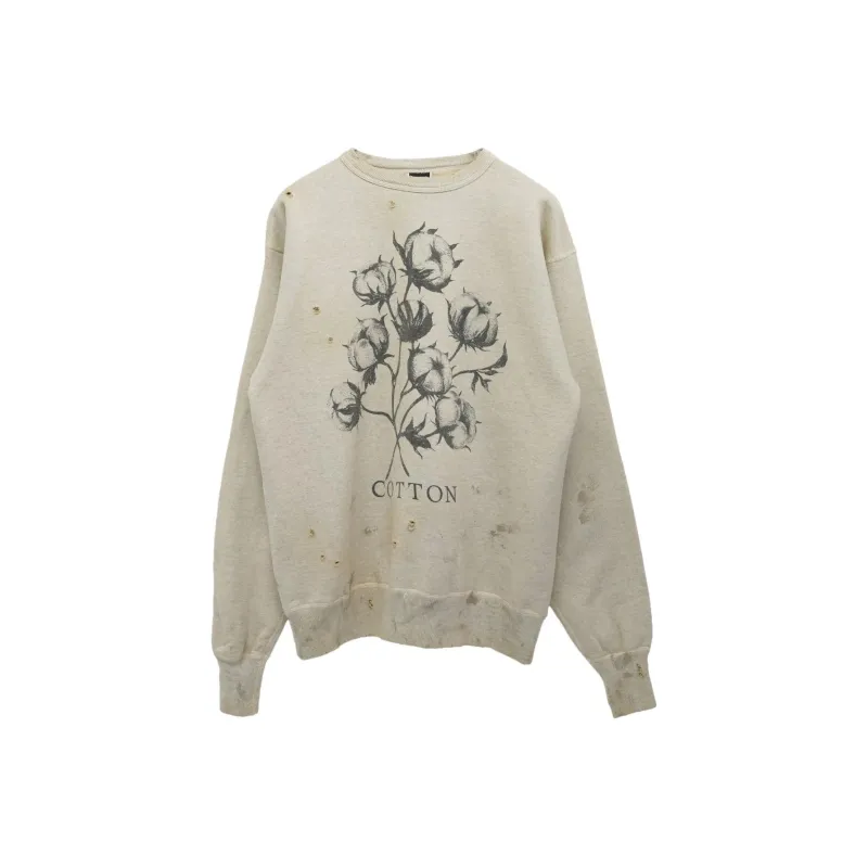 SAINT Mxxxxxx X Denim Tears Cotton Crewneck Sweatshirt-0