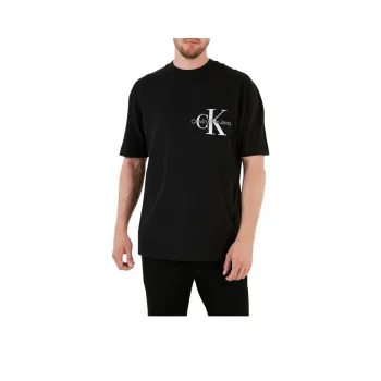 Calvin Klein Logo embroidered Cotton T shirt