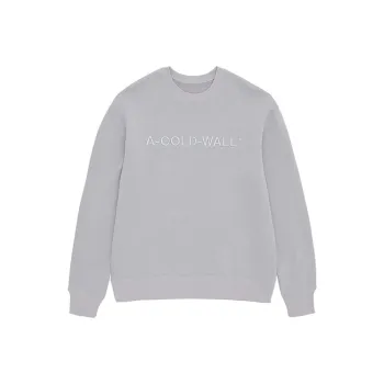 A-COLD-WALL* Logo-embroidered Cotton Sweatshirt