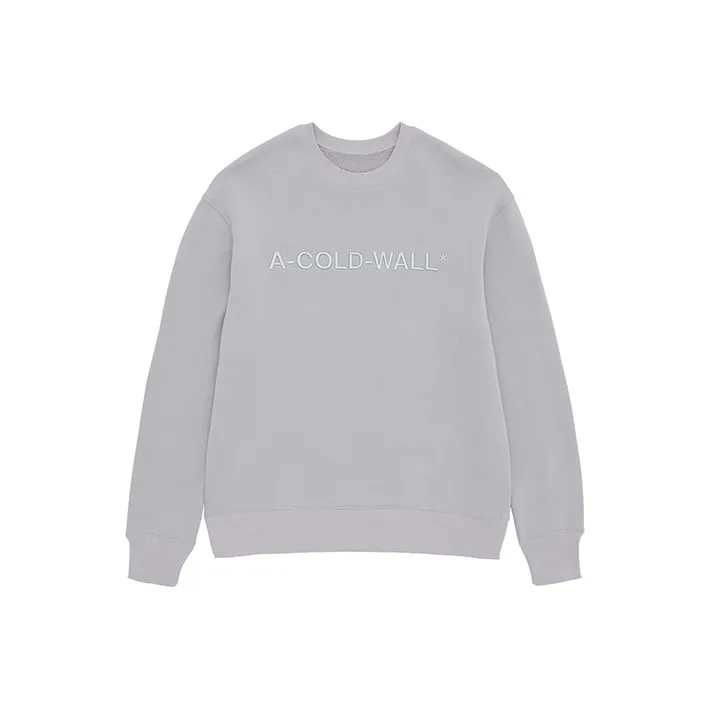 A-COLD-WALL* Logo-embroidered Cotton Sweatshirt-0