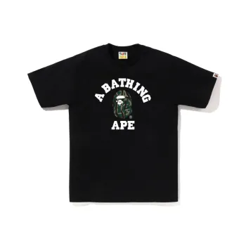 A BATHING APE Trial Camo College Tee
