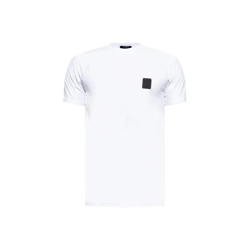 BALMAIN Logo Patch Swim T Shirt-0