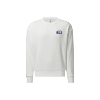 Reebok Sweatshirt Unisex Pink White