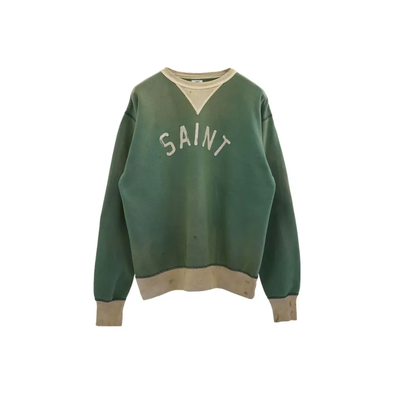 SAINT Mxxxxxx Sweatshirts Unisex Green-0