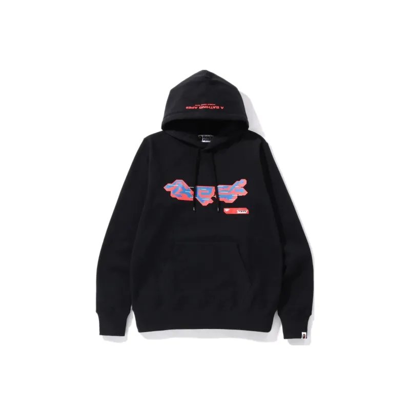 Bape Ape Graphic Pullover Hoodie-0