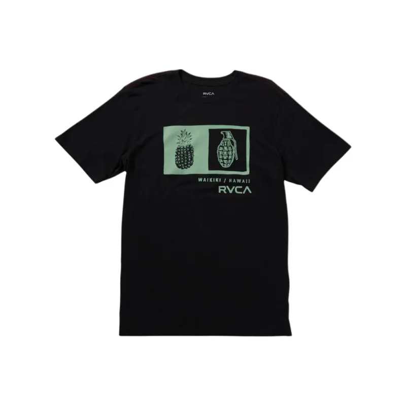 RVCA T-Shirts Men Black-0