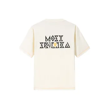 Anta Basketball Collection T Shirt Unisex Vanilla White
