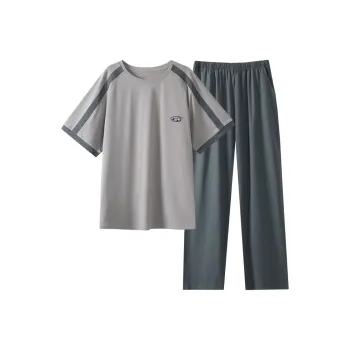 Good Fortune Pajama Set Men's Gray