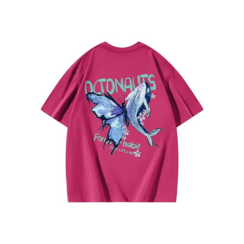 Small Columns Under The Sea T Shirt Unisex White-14