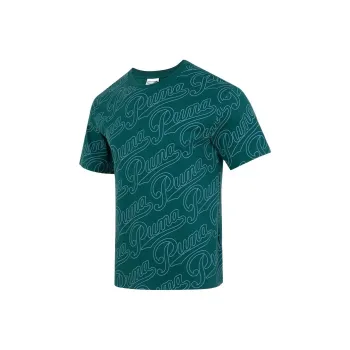 PUMA T Shirts Men Green