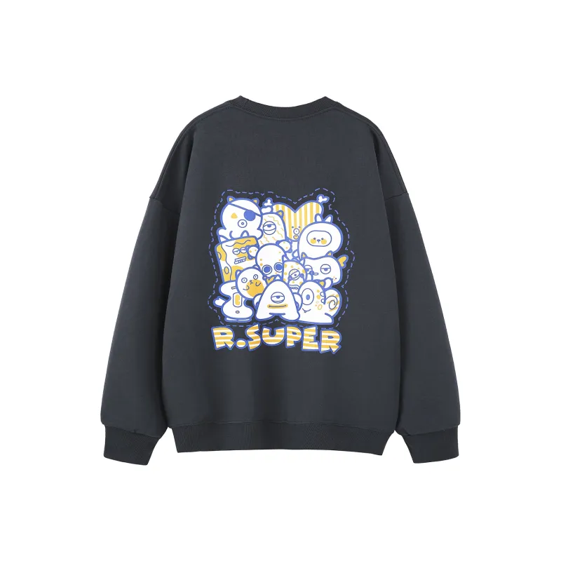 R.super X Monster Letter Co branded Series Sweatshirts Unisex-18