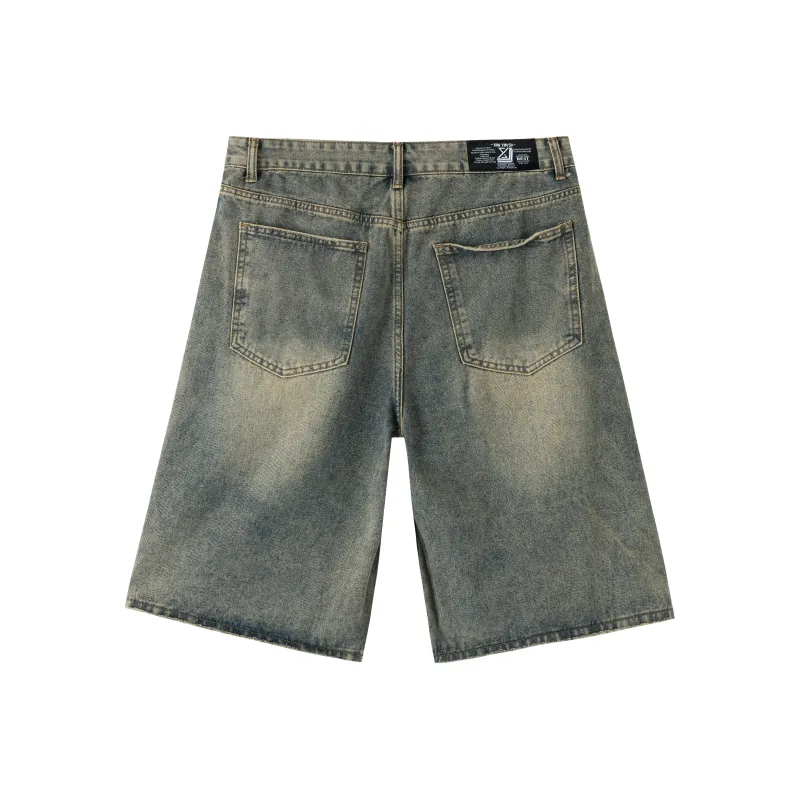 XINYINSU SS25 Denim Shorts Unisex Dark Blue-1