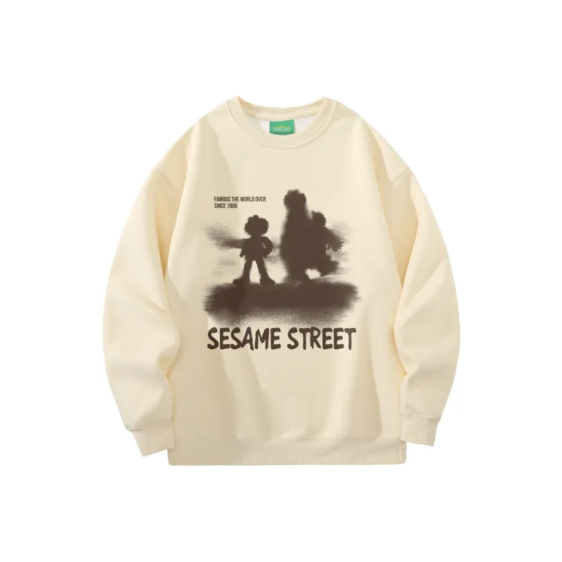SESAME STREET Sweatshirt Thickened Unisex-12