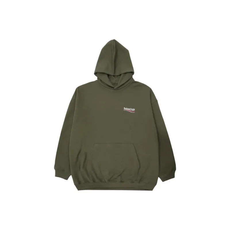 Balenciaga Sweatshirt Loose Fit Men's Green-0