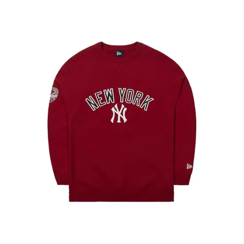 New Era Sweatshirts Unisex Dark Red/New York Yankees