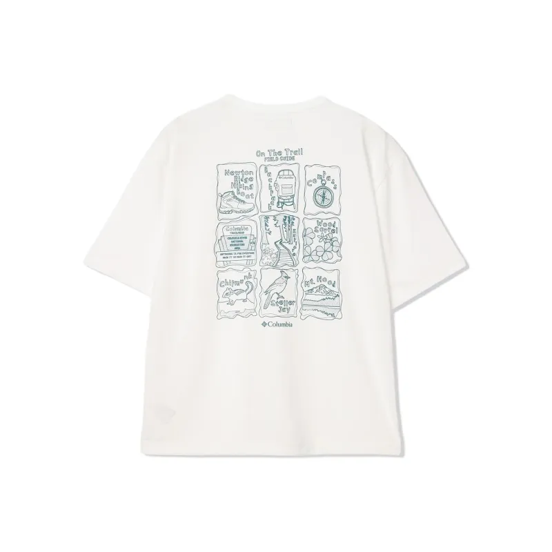 Columbia Cedar Trail Buck T Shirt Unisex White-1
