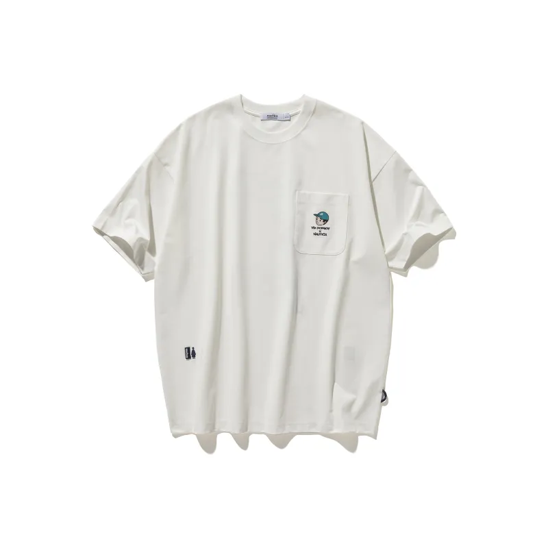 Nautica White Sail Nautica White Sail X POPBOY T Shirts Unisex-0
